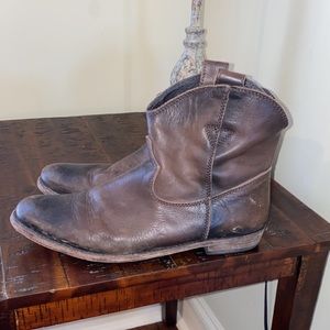 Liberty Black cowgirl booties